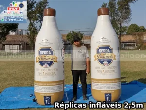 infláveis gigantes leite pasteurizado serra dourada laticínios